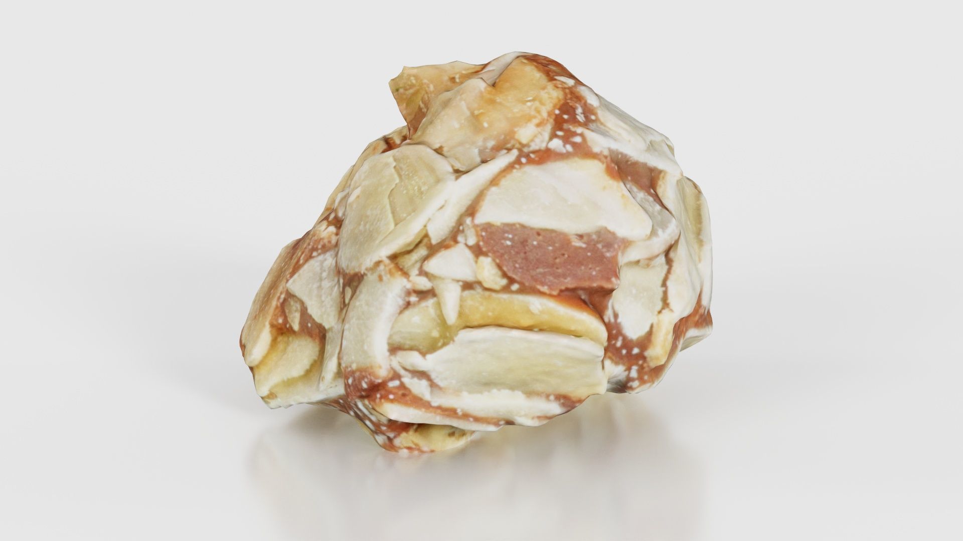 Nut Covered Praline Low-poly 3D model_15