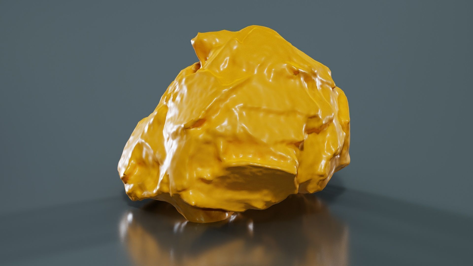 Nut Covered Praline Low-poly 3D model_12