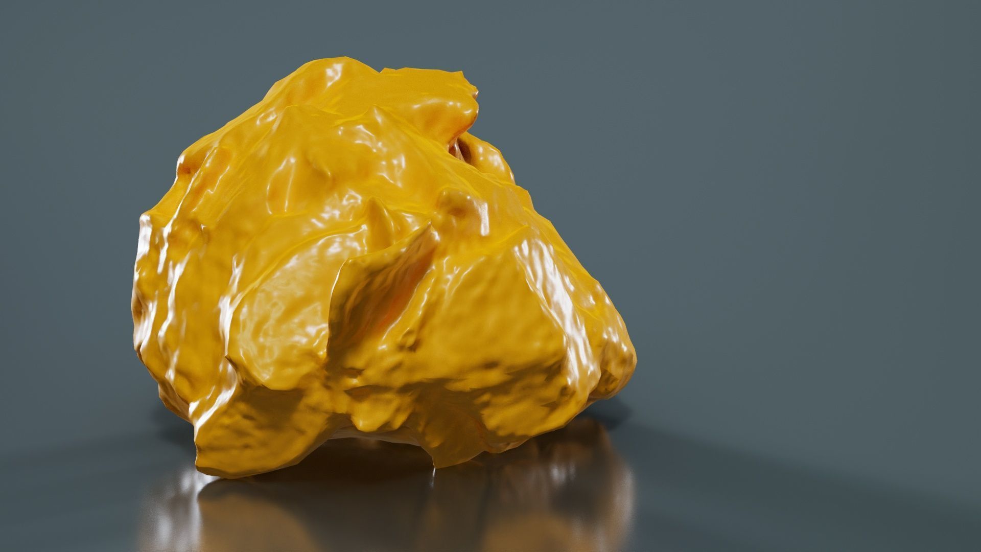 Nut Covered Praline Low-poly 3D model_13