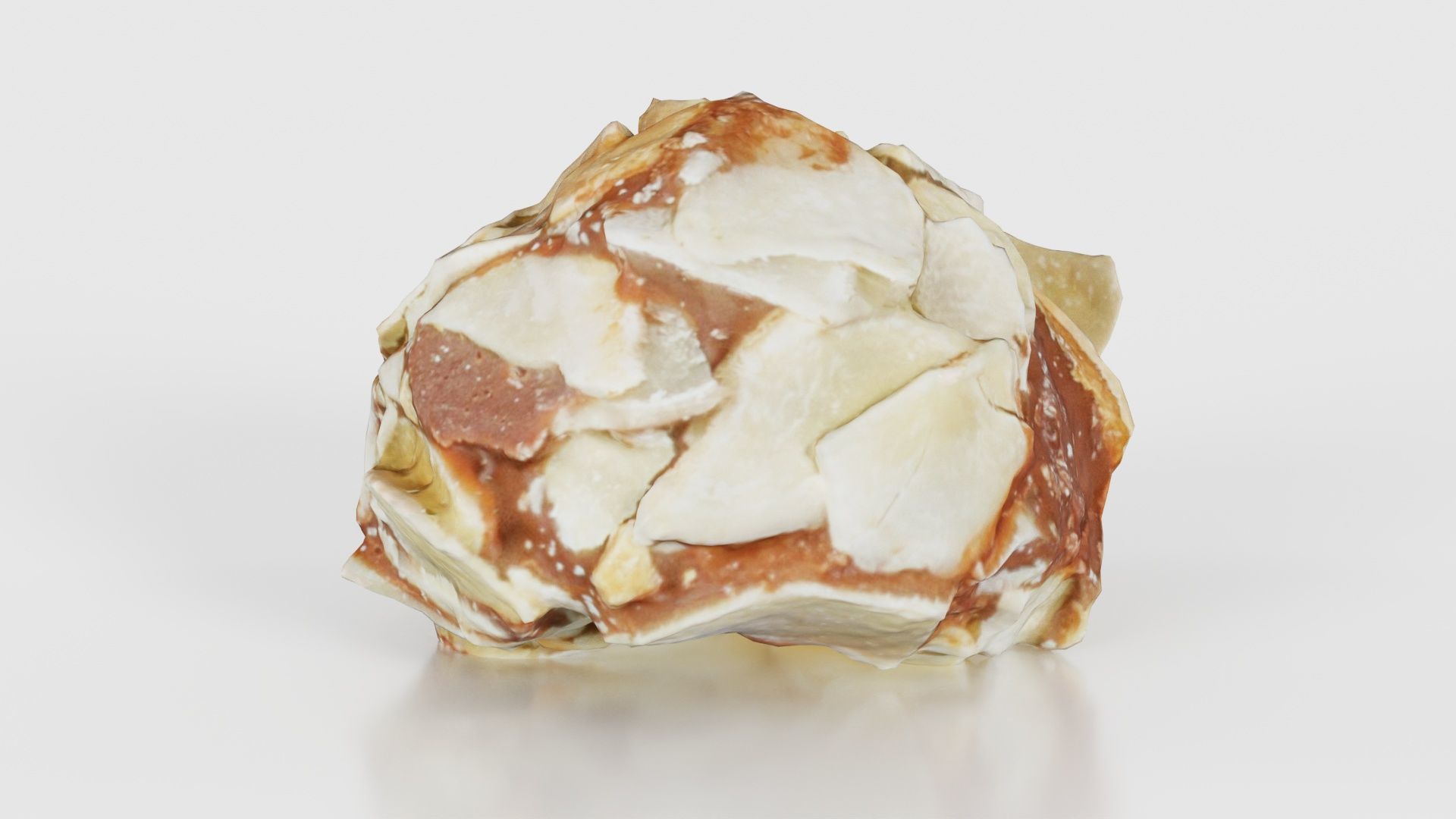 Nut Covered Praline Low-poly 3D model_25