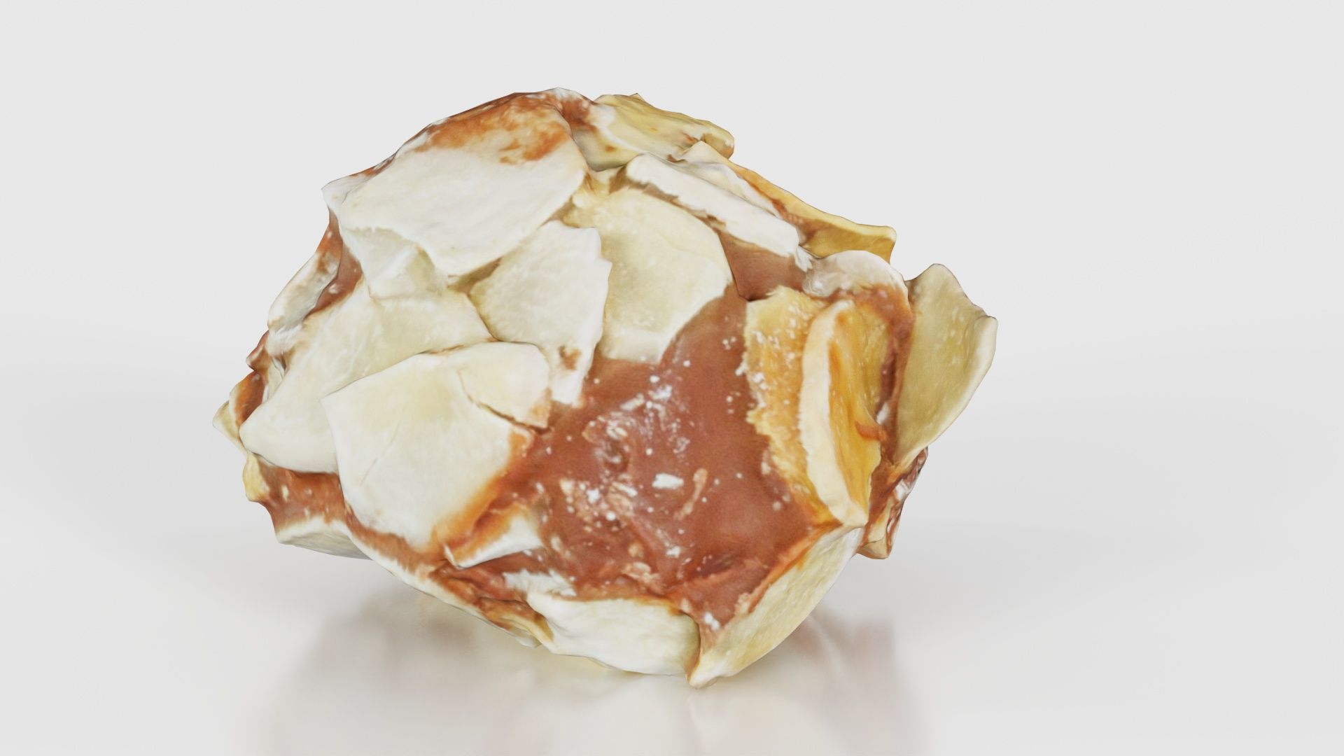 Nut Covered Praline Low-poly 3D model_23