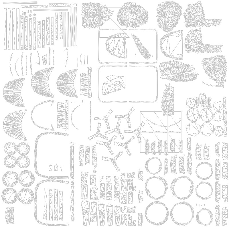 baby stroller Low-poly 3D model_9