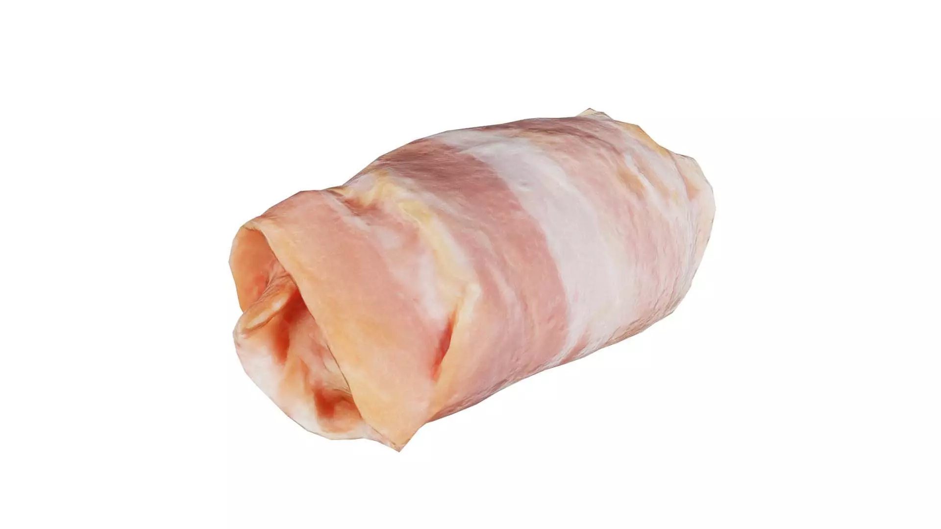 Bacon Roll 2 Low-poly 3D model