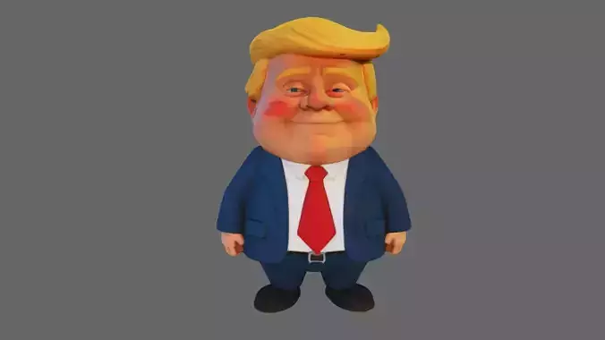 Donald Trump Stylized Print fbx