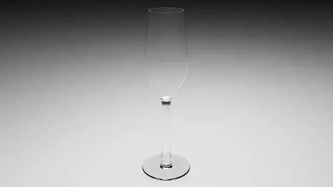 Champagne Glass 3D model