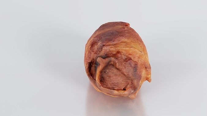 Bacon Roll Fondue 2 Low-poly 3D model 3