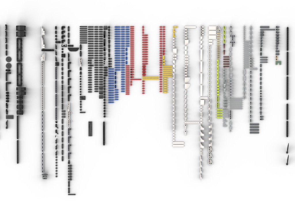 PixelBricks3D - LEGO Koenigsegg Jesko Absolut White  3D print model_5