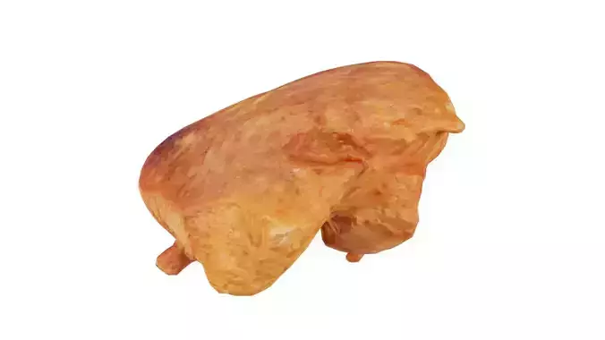 Chicken Fondue 2 Low-poly 3D model