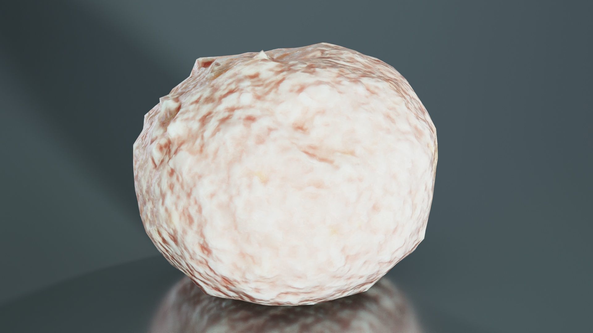 Meat Ball Low-poly 3D model_5