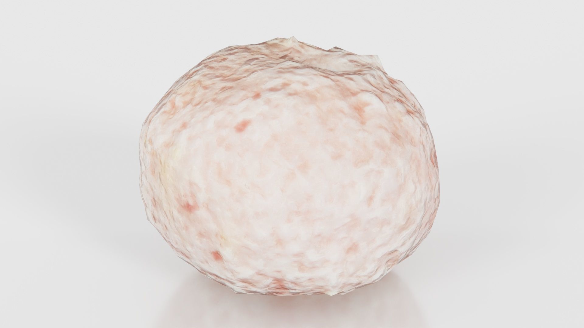 Meat Ball Low-poly 3D model_15