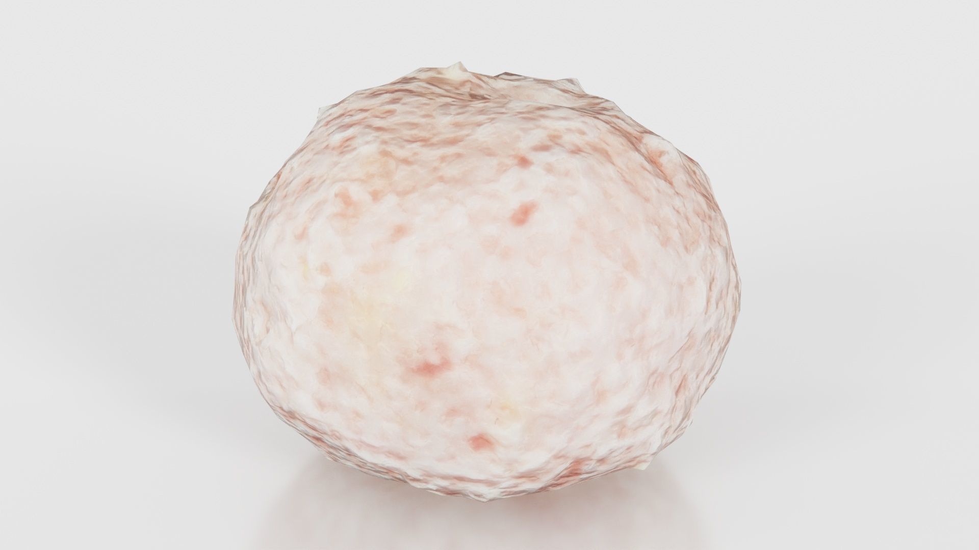 Meat Ball Low-poly 3D model_16