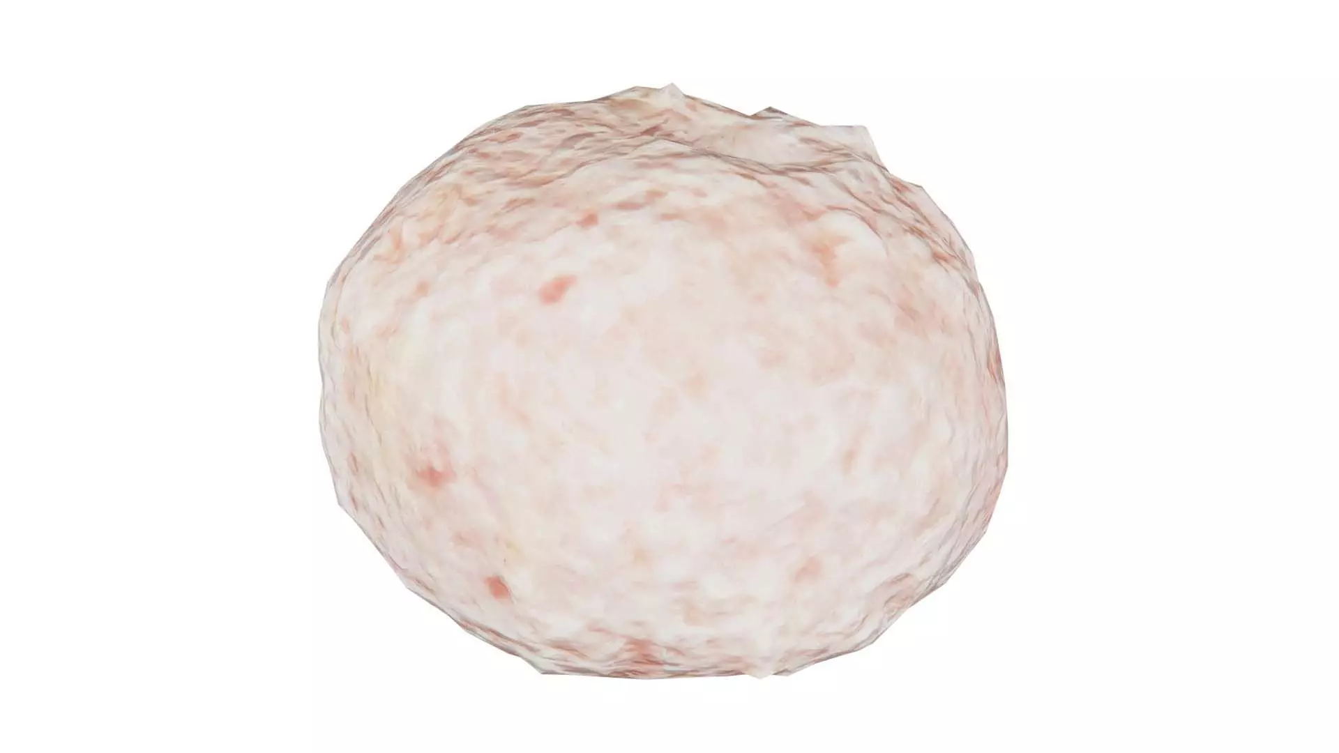 Meat Ball Low-poly 3D model_0