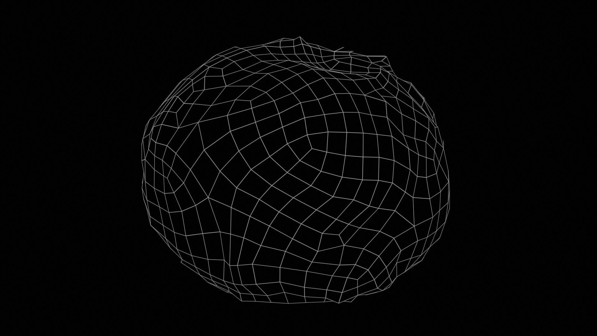 Meat Ball Low-poly 3D model_11