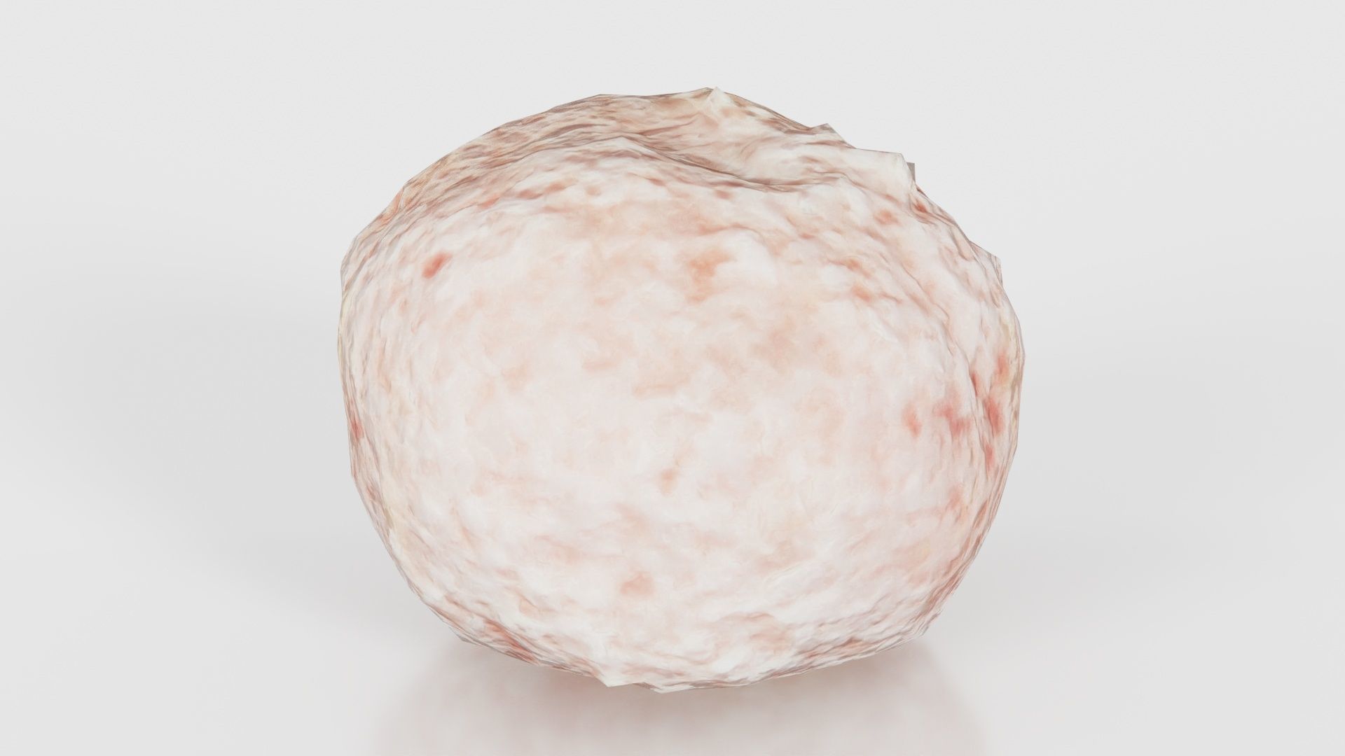 Meat Ball Low-poly 3D model_26