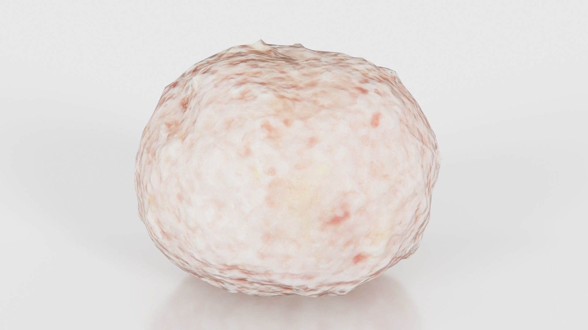 Meat Ball Low-poly 3D model_17