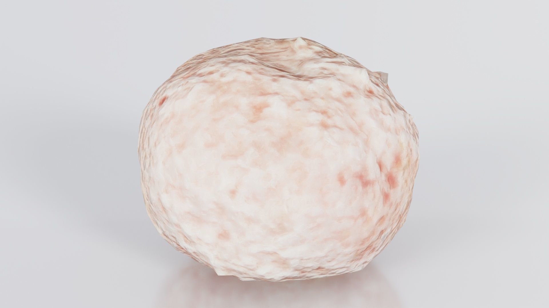 Meat Ball Low-poly 3D model_2