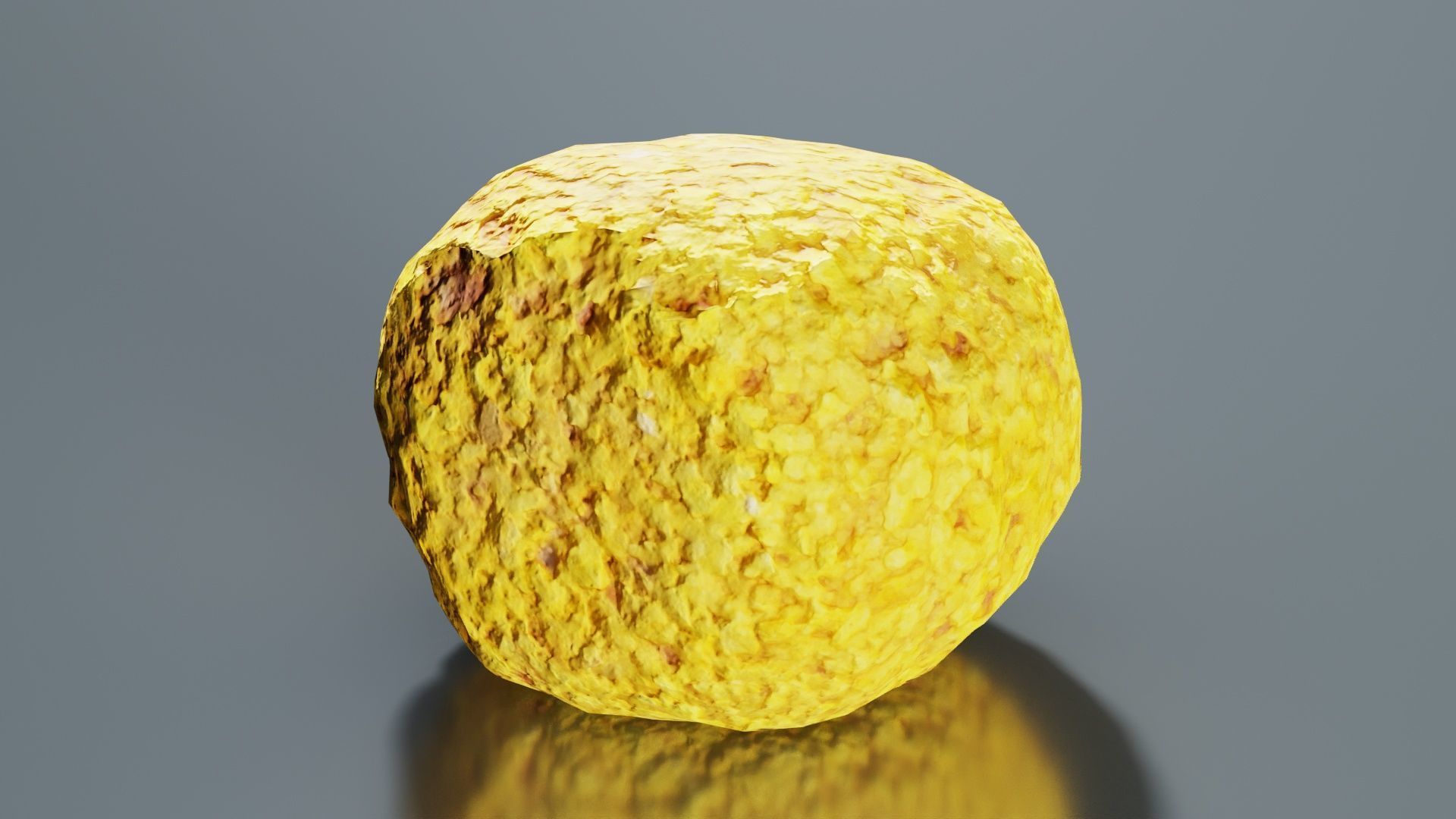 Meat Ball Curry Low-poly 3D model_3