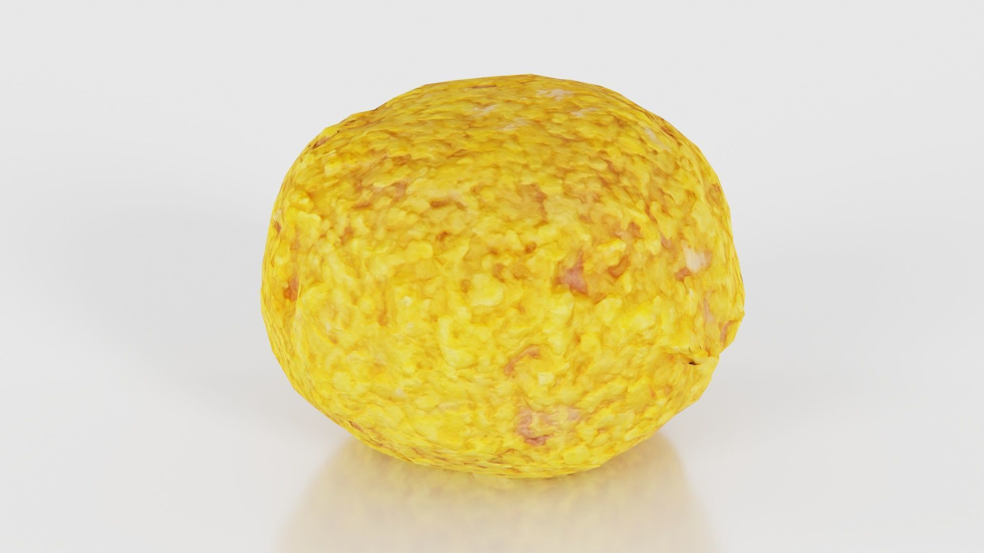 Meat Ball Curry Low-poly 3D model_24