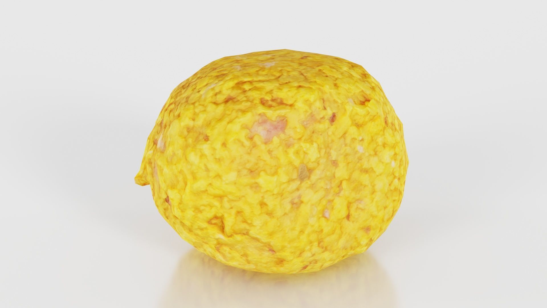 Meat Ball Curry Low-poly 3D model_20