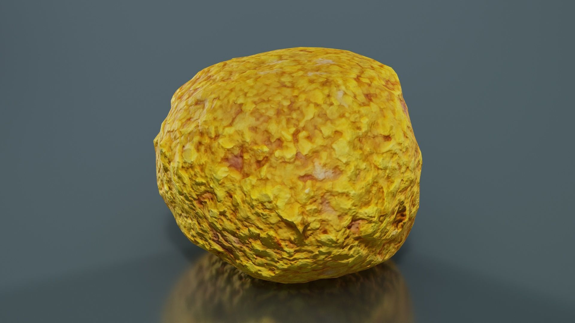 Meat Ball Curry Low-poly 3D model_2