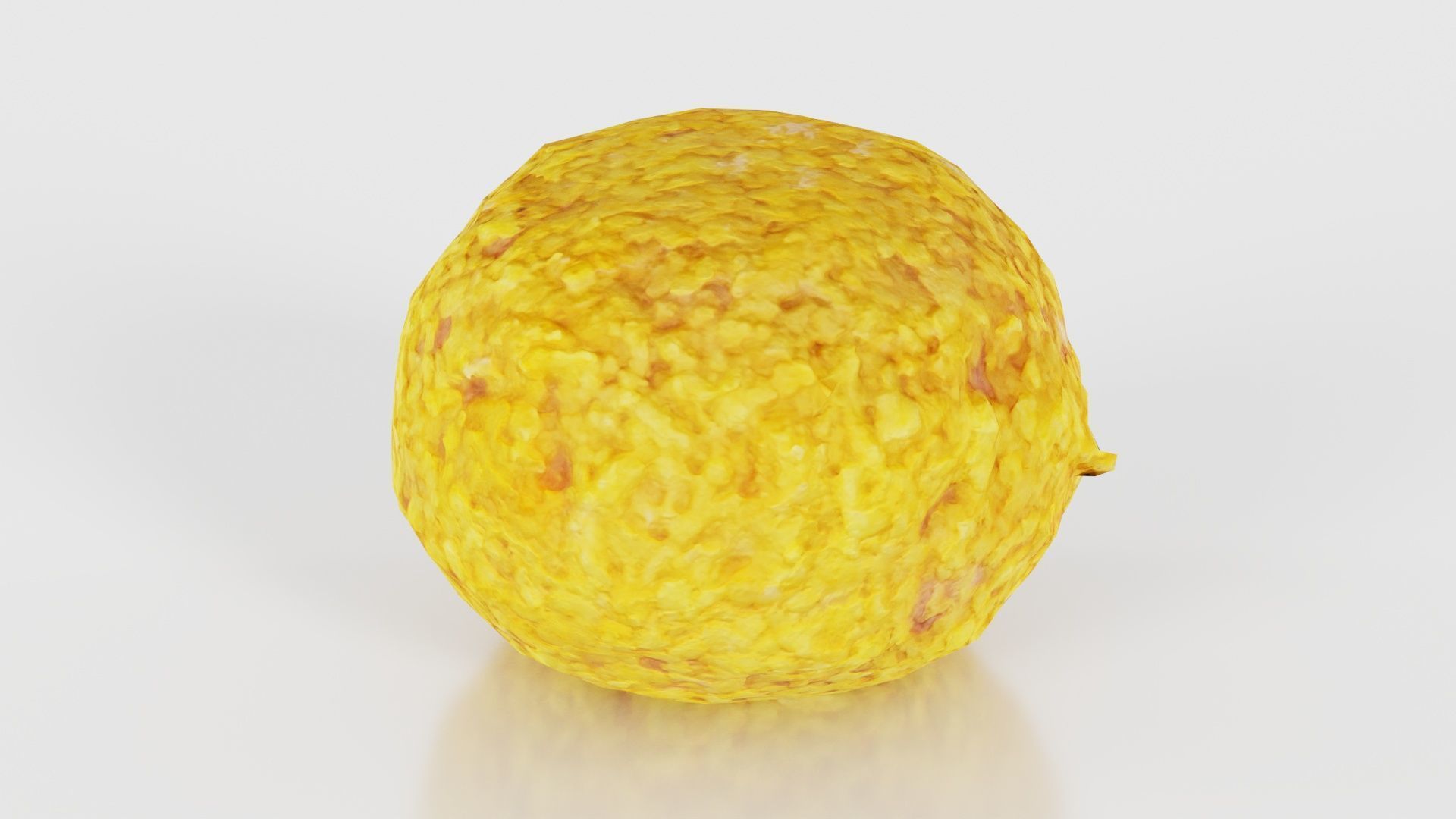 Meat Ball Curry Low-poly 3D model_25