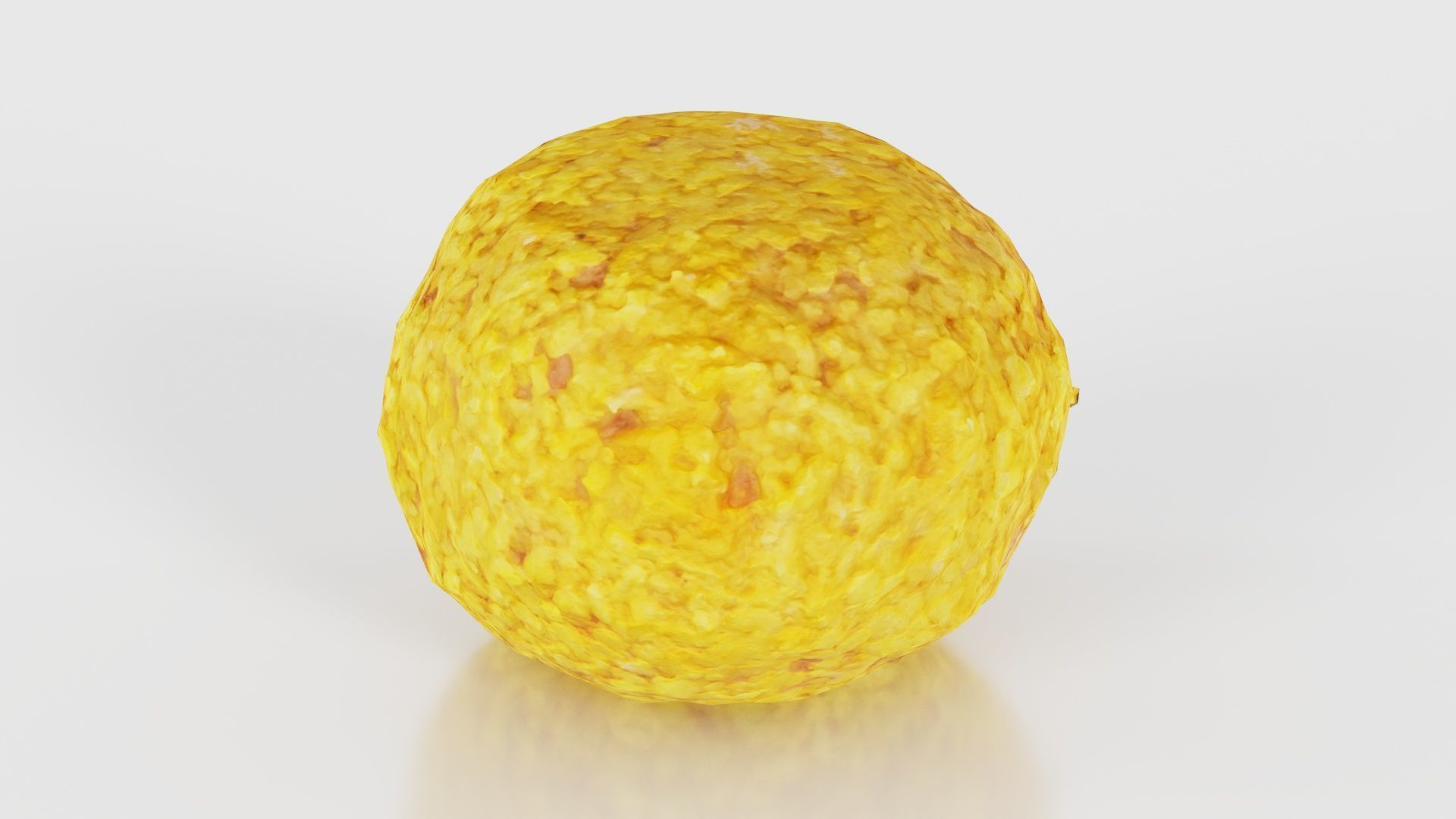 Meat Ball Curry Low-poly 3D model_26