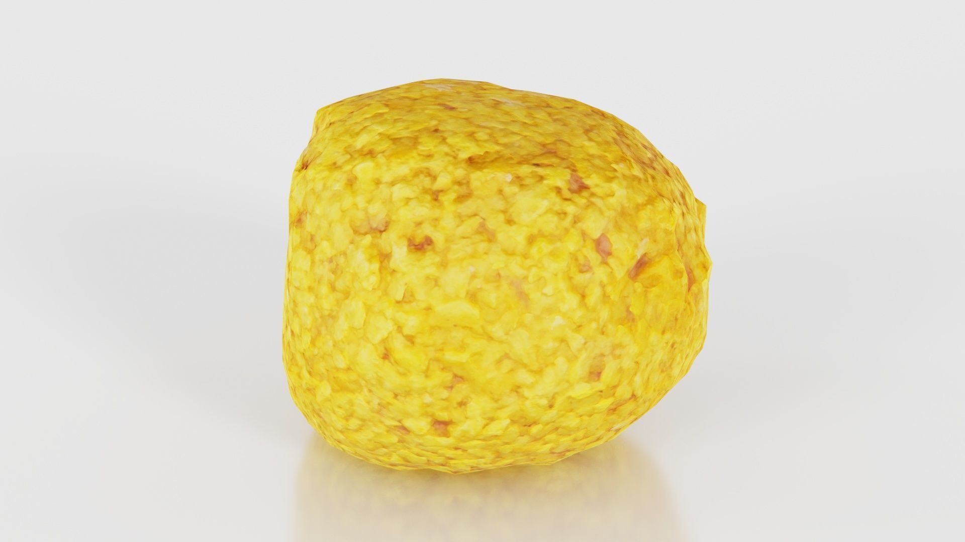 Meat Ball Curry Low-poly 3D model_16