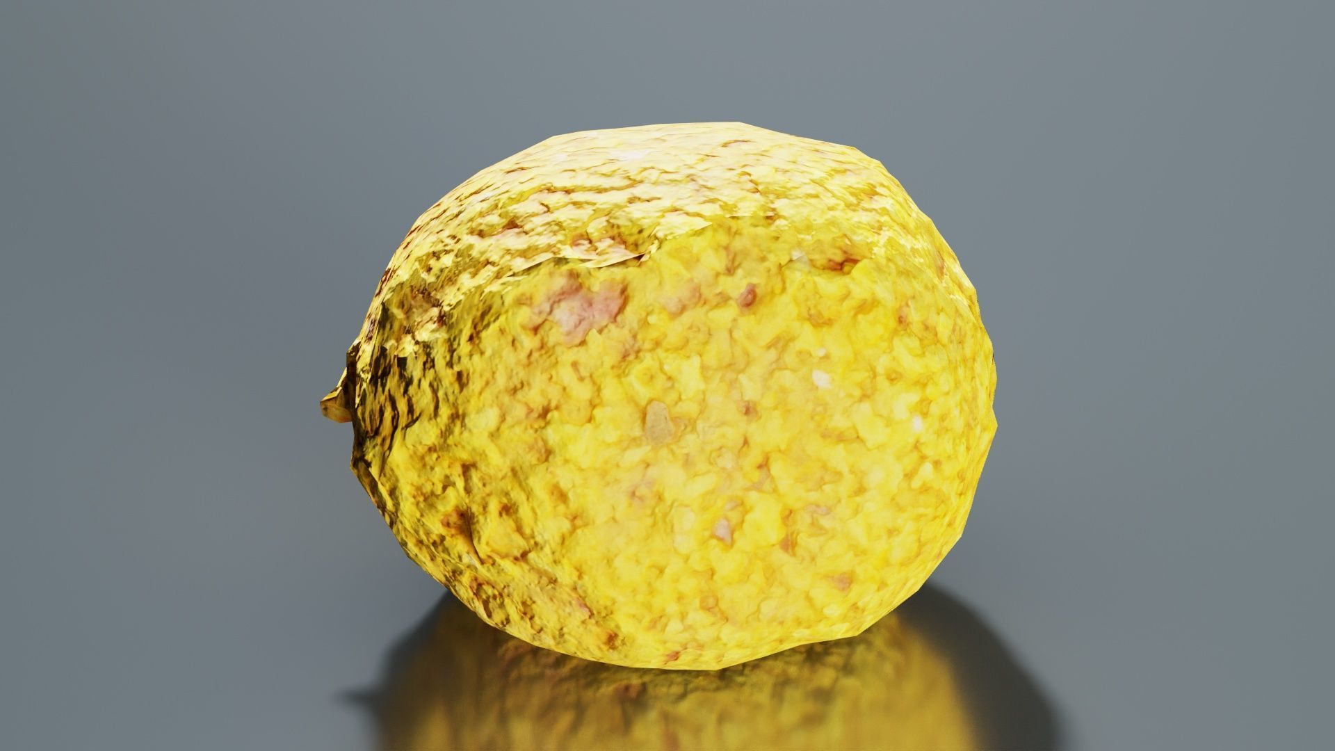 Meat Ball Curry Low-poly 3D model_6