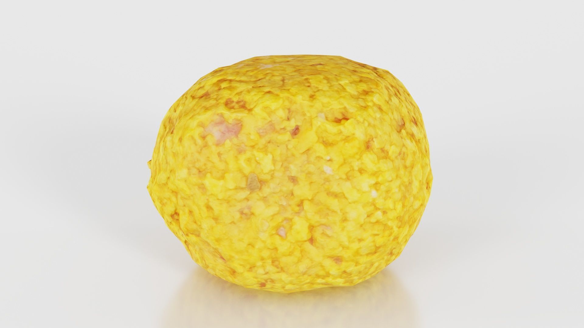 Meat Ball Curry Low-poly 3D model_19