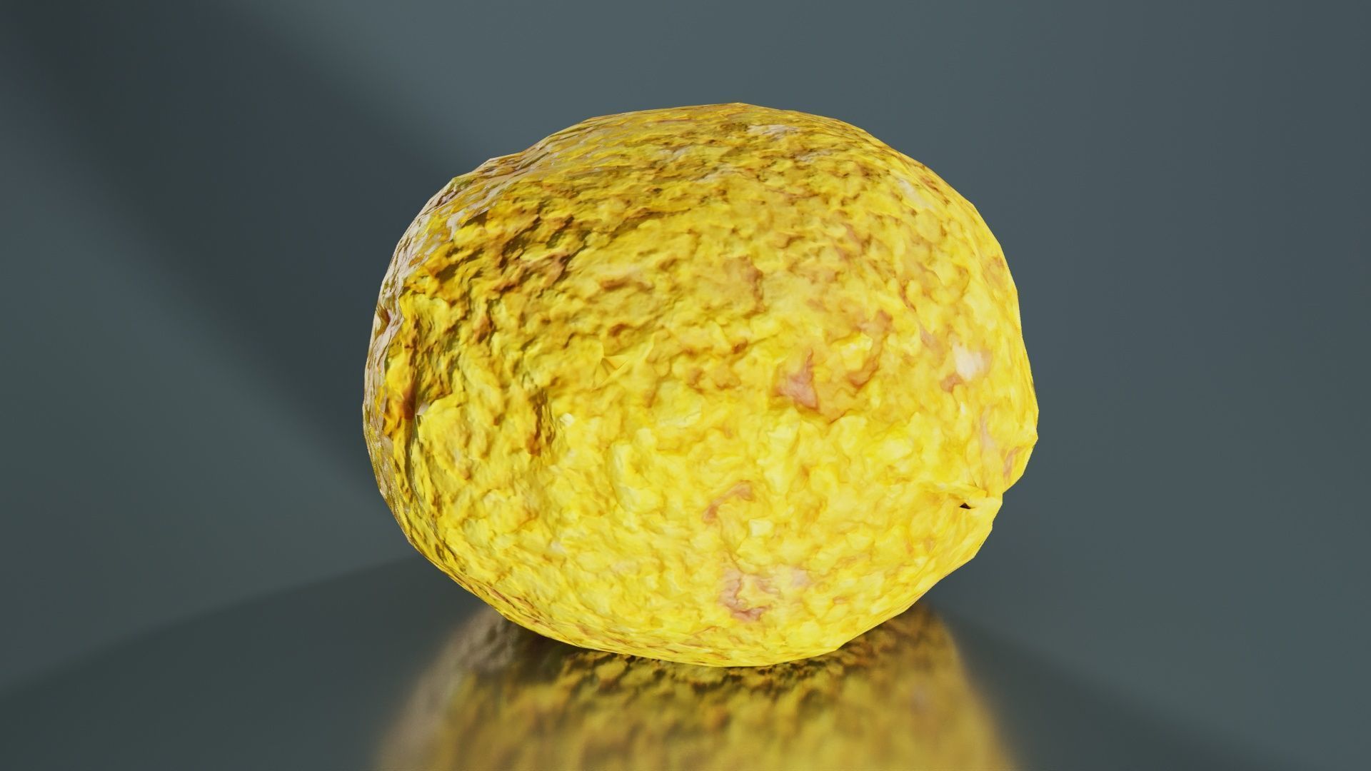 Meat Ball Curry Low-poly 3D model_7