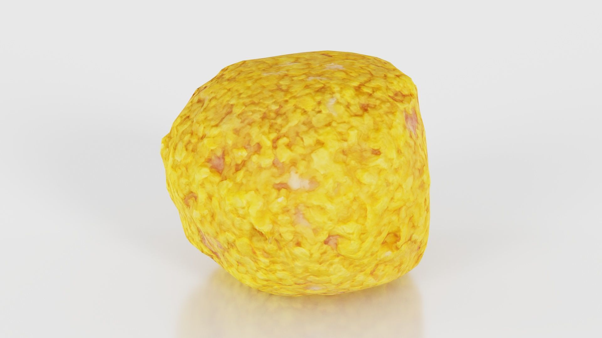 Meat Ball Curry Low-poly 3D model_22
