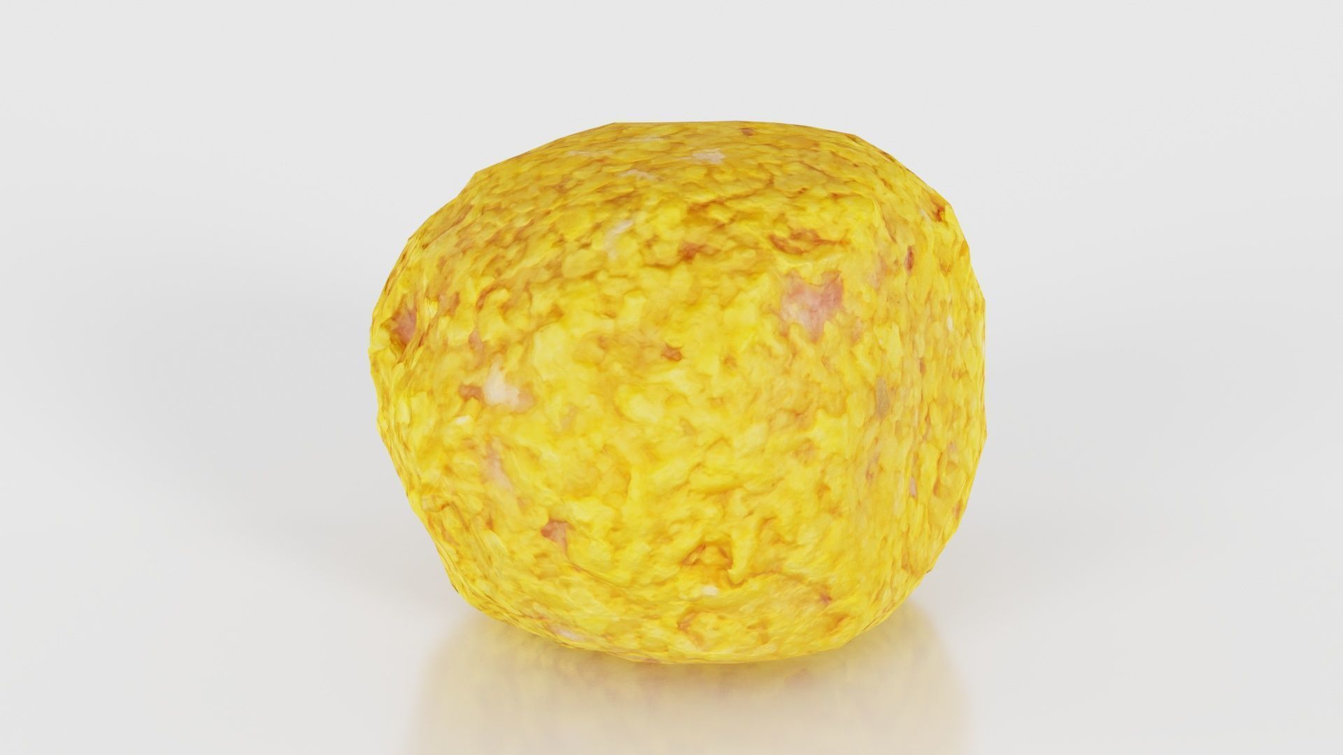 Meat Ball Curry Low-poly 3D model_21