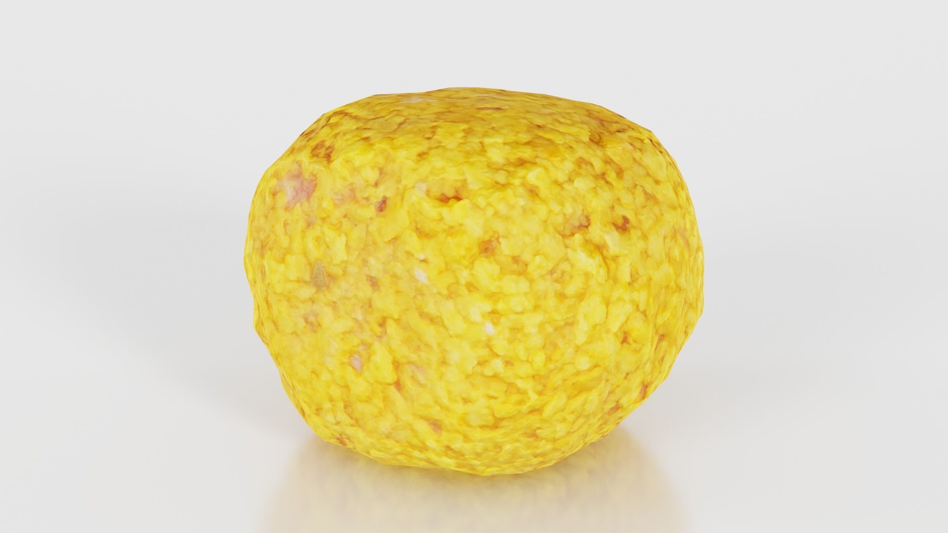 Meat Ball Curry Low-poly 3D model_18