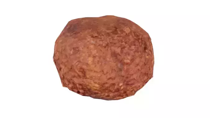 Meat Ball Fondue Low-poly 3D model
