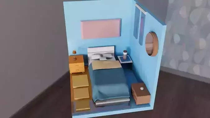 Interior Bed Room 3D Design 