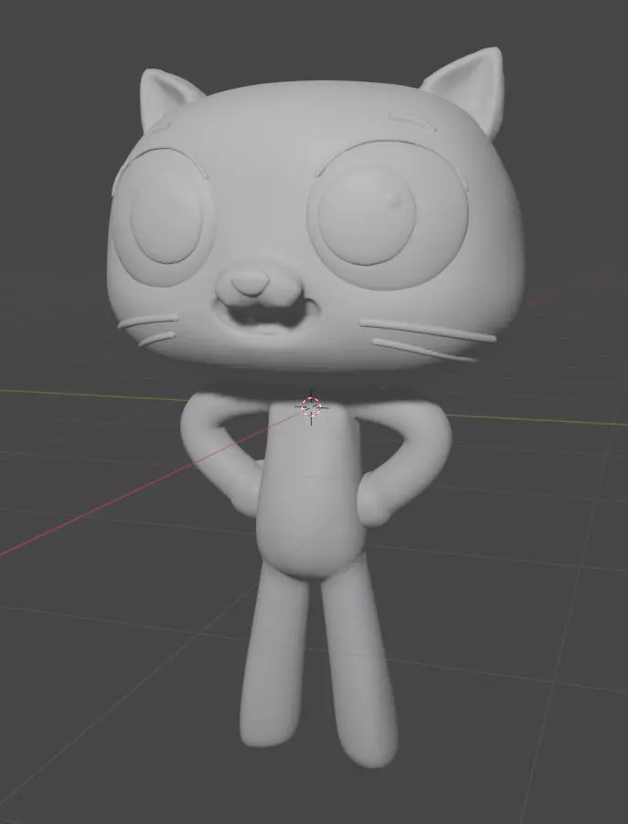 Cat Bartleby 3D print model_0