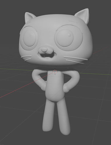 Cat Bartleby 3D print model