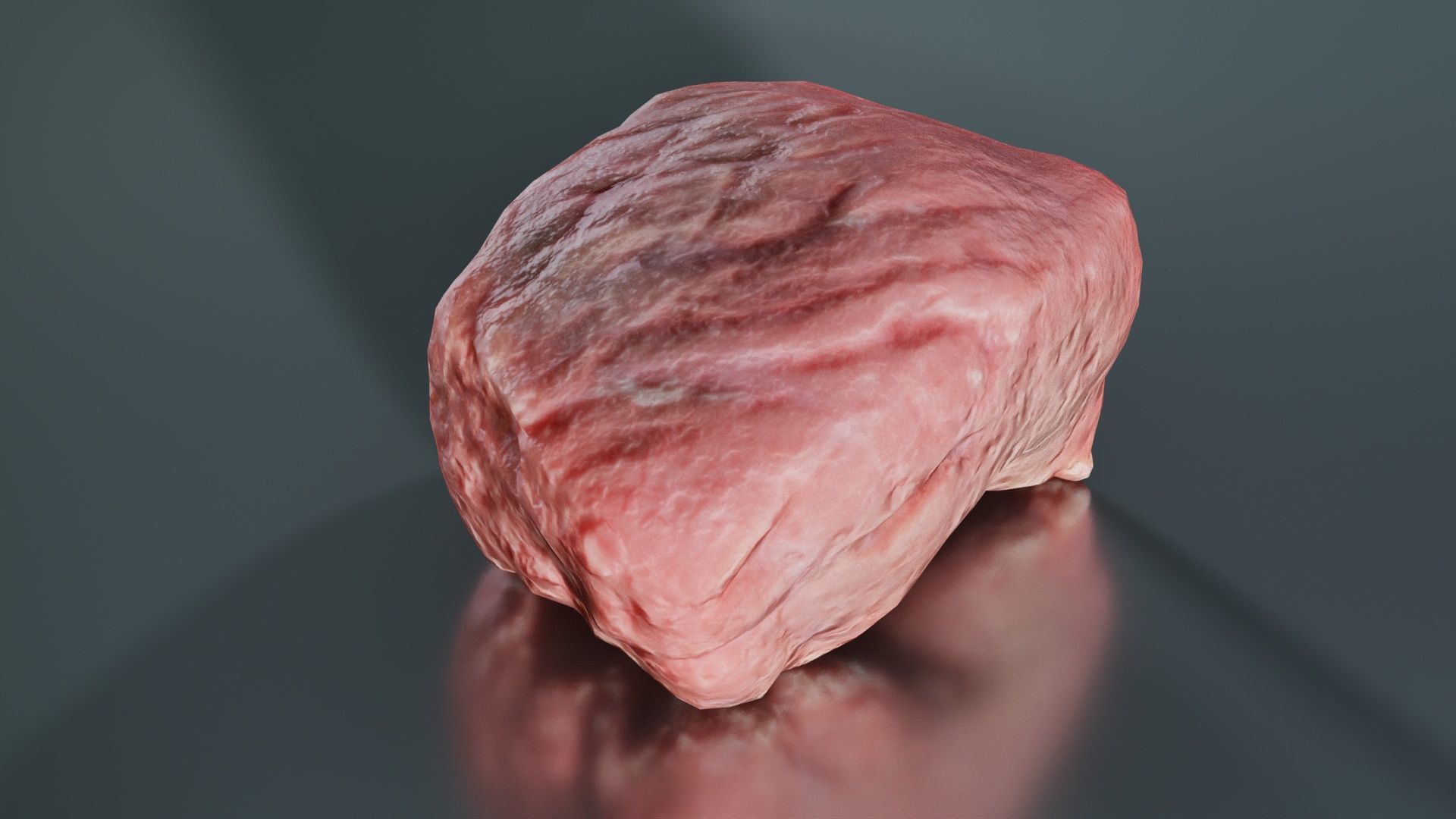 Red Meat 2 Low-poly 3D model_3