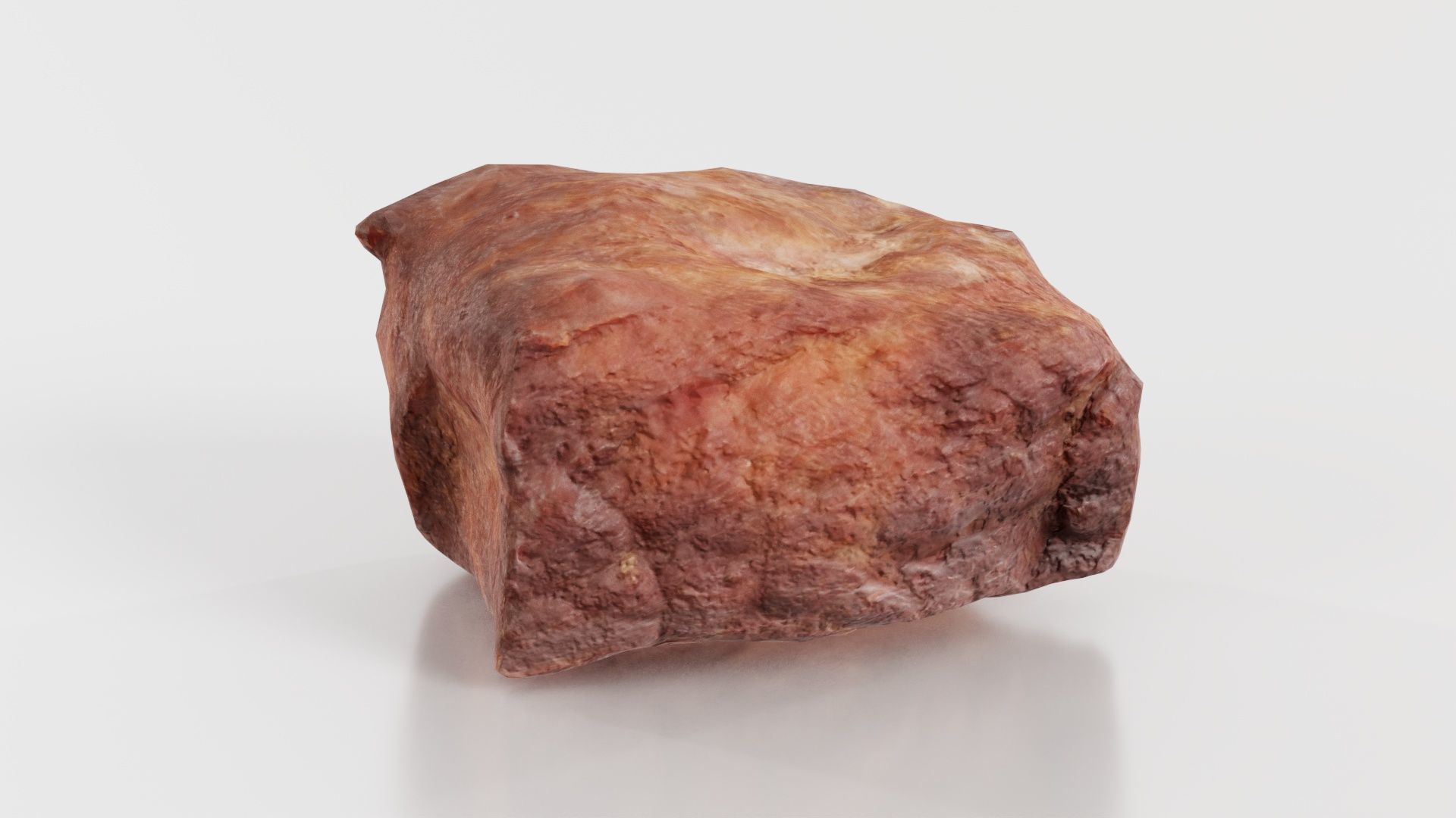 Red Meat Fondue 2 Low-poly 3D model_2