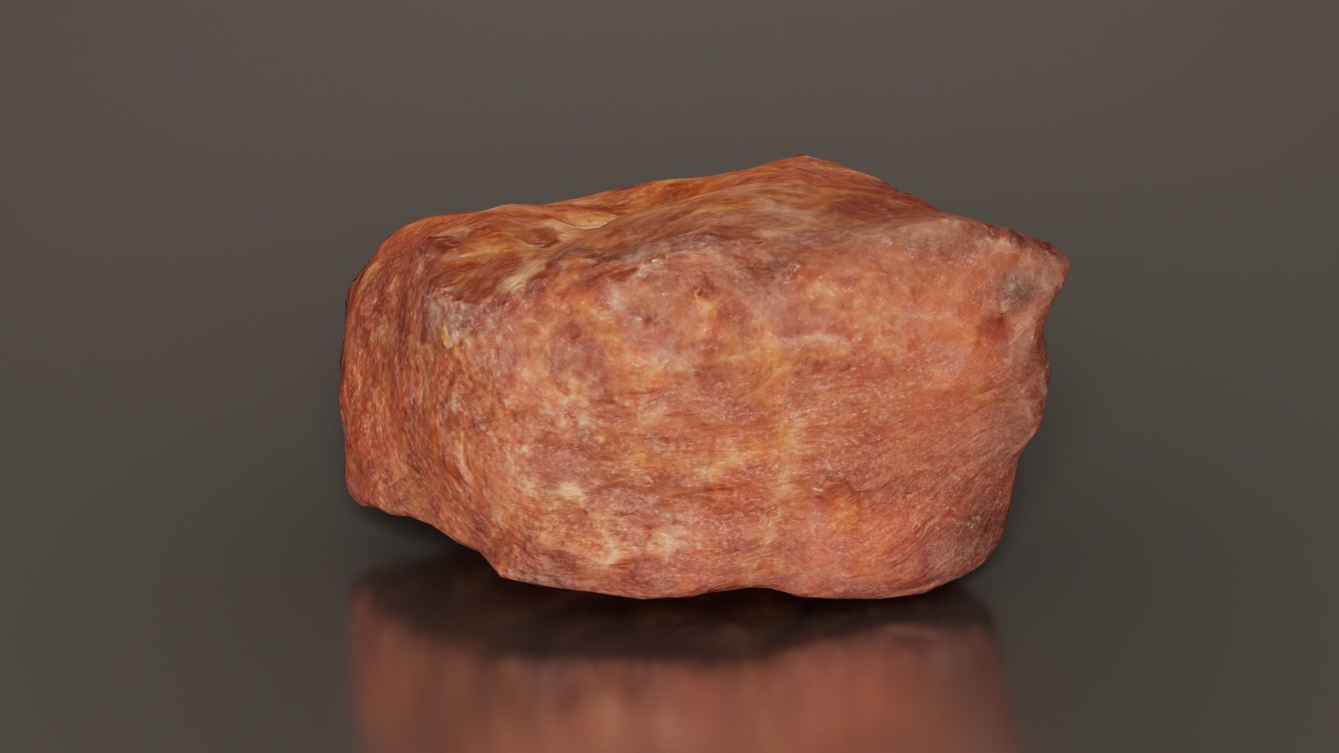 Red Meat Fondue 2 Low-poly 3D model_4