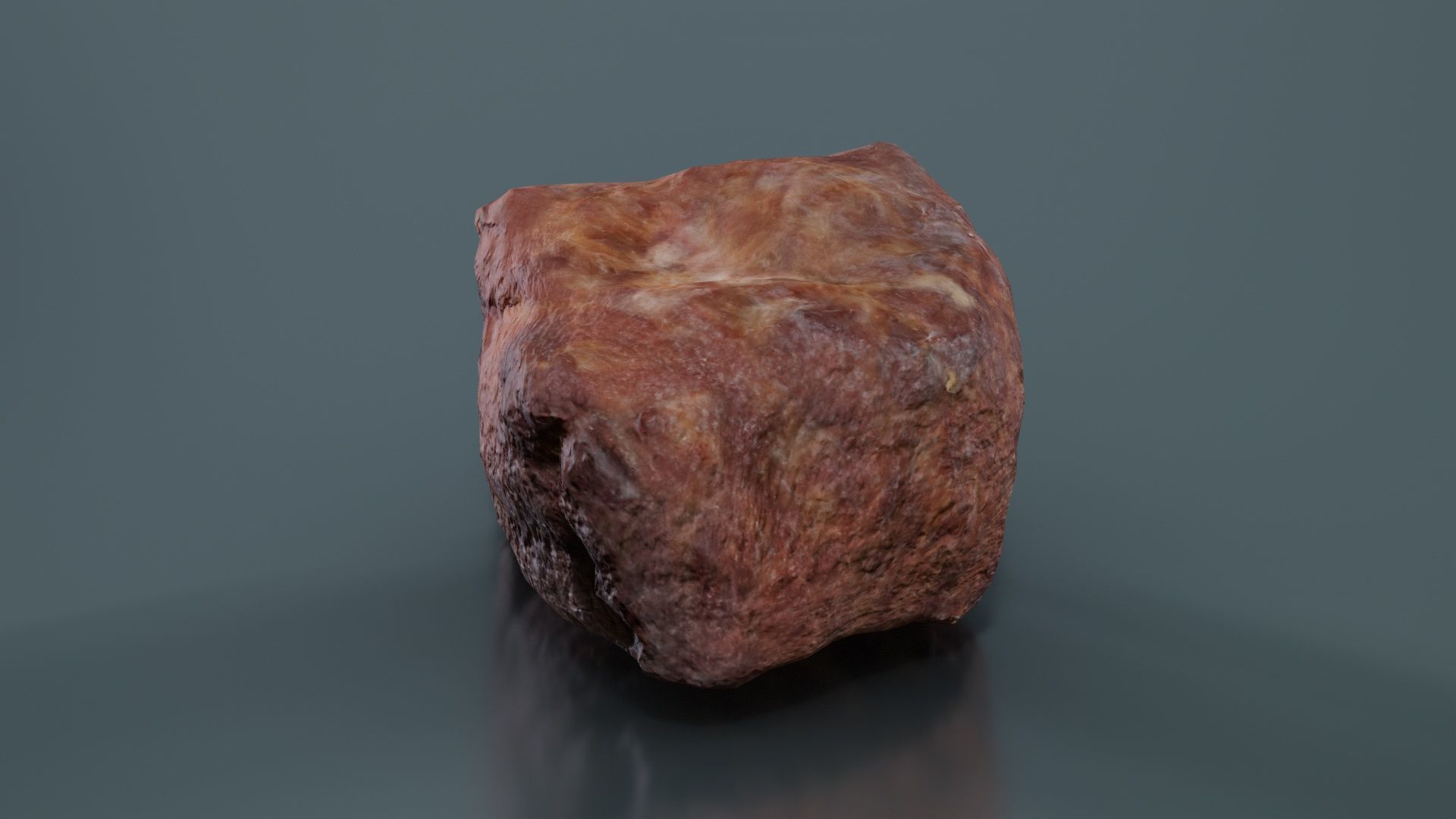 Red Meat Fondue 2 Low-poly 3D model_6