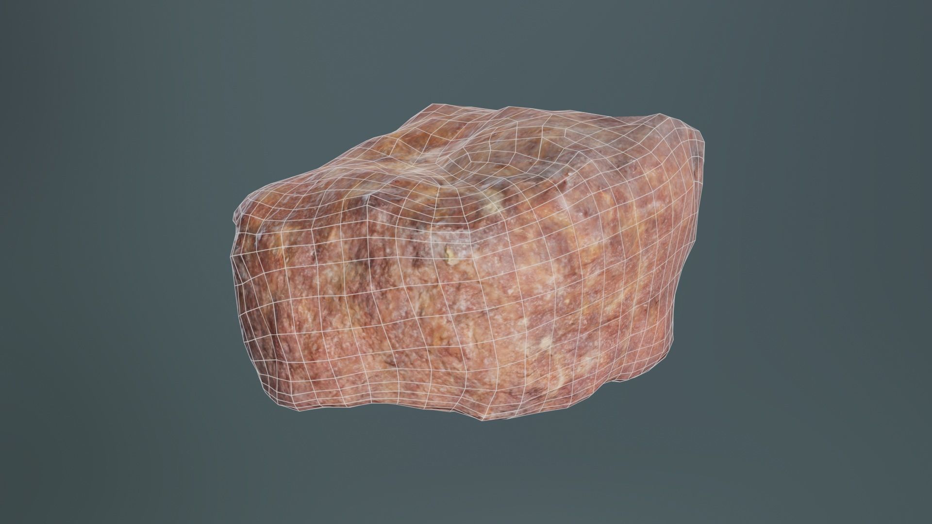 Red Meat Fondue 2 Low-poly 3D model_10