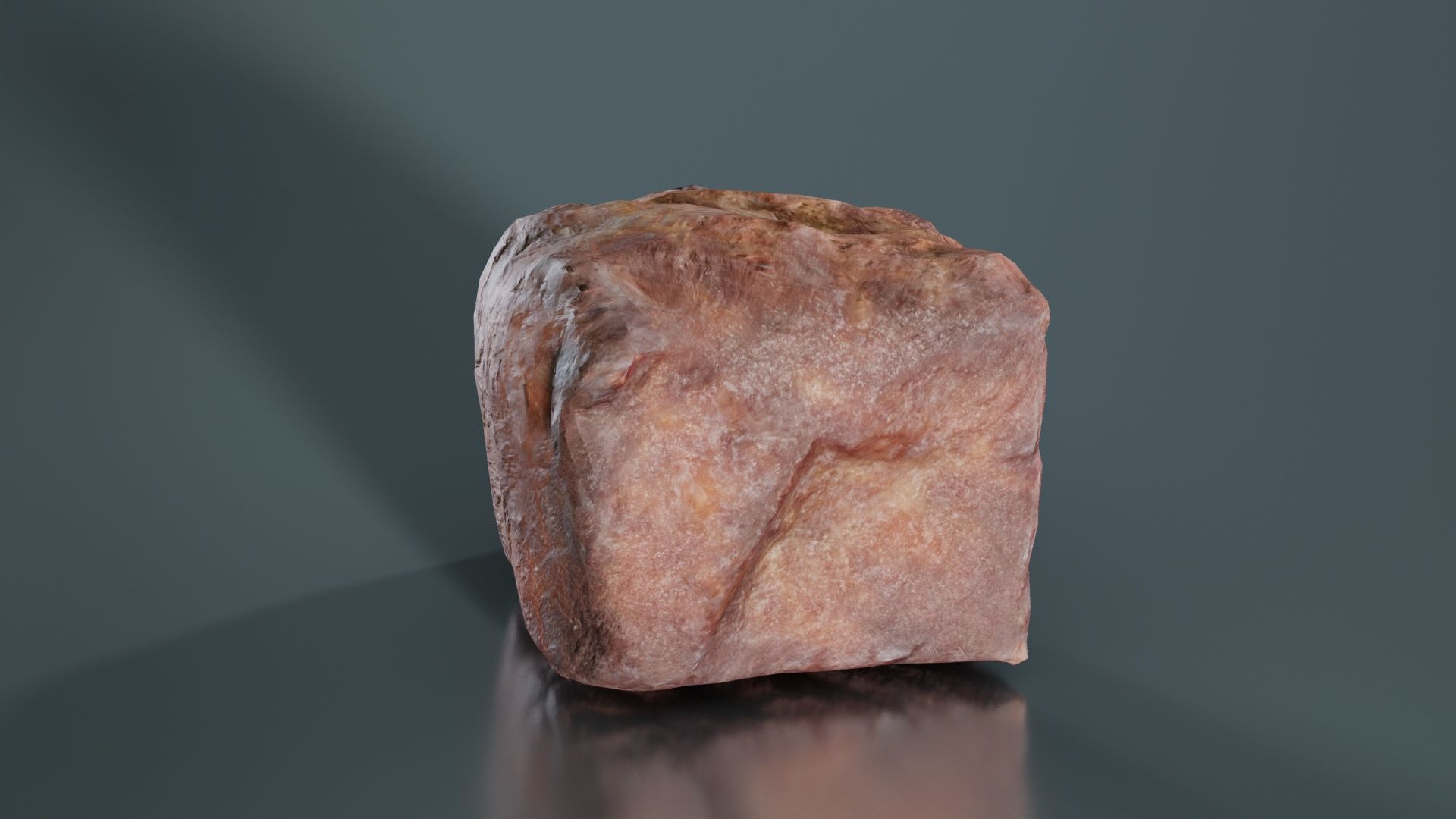 Red Meat Fondue 2 Low-poly 3D model_1