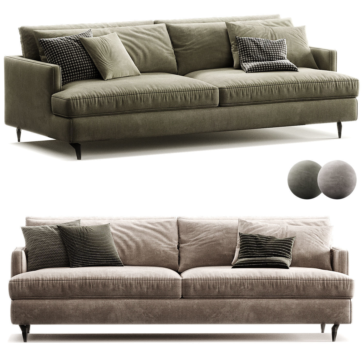 DAVE Sofa By Milano Bedding 3D model_2