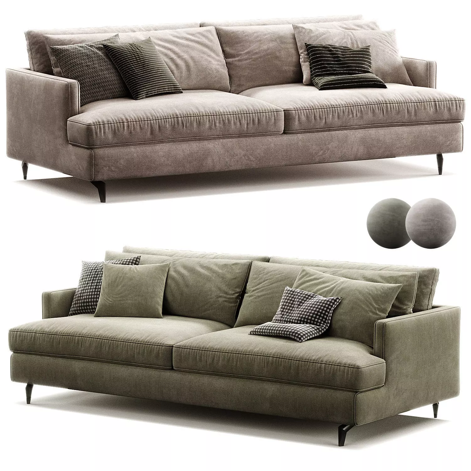 DAVE Sofa By Milano Bedding 3D model_0