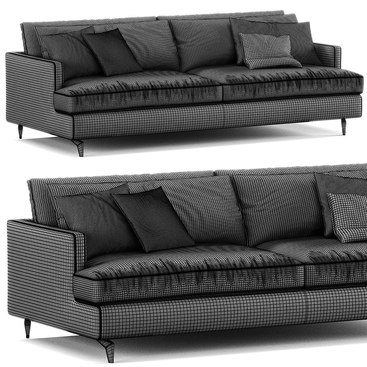DAVE Sofa By Milano Bedding 3D model_4