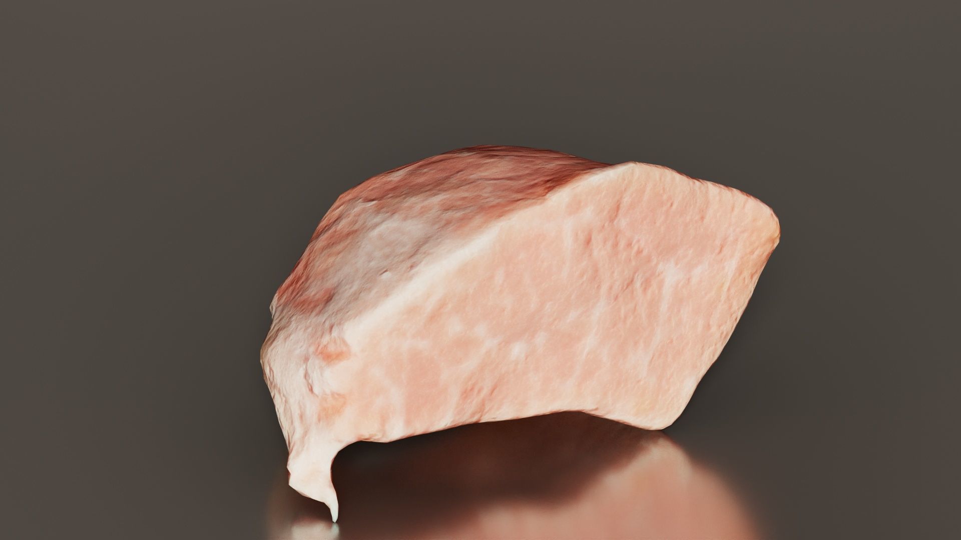 Red Veiny Meat 1 Low-poly 3D model_7