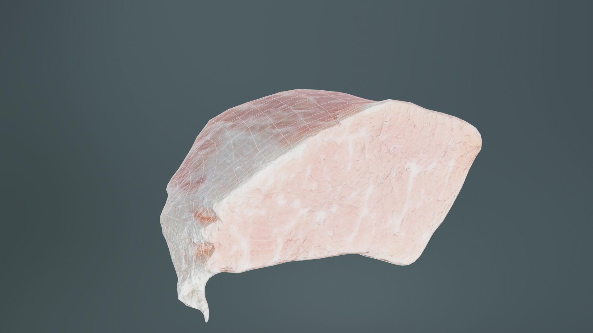 Red Veiny Meat 1 Low-poly 3D model_10