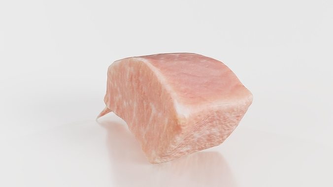 Red Veiny Meat 1 Low-poly 3D model 4