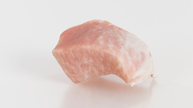Red Veiny Meat 1 Low-poly 3D model 3